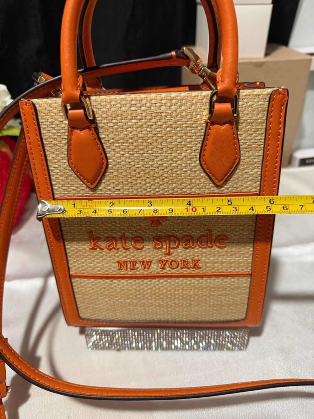 Kate Spade Mini Ellie Orange crossbody bag - Picture 3 of 7